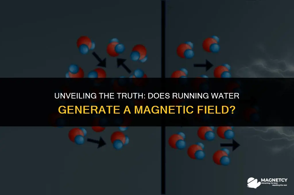 does running water create a magnetic field