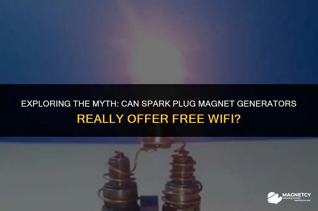 does spark plug magnet generator free wifi work