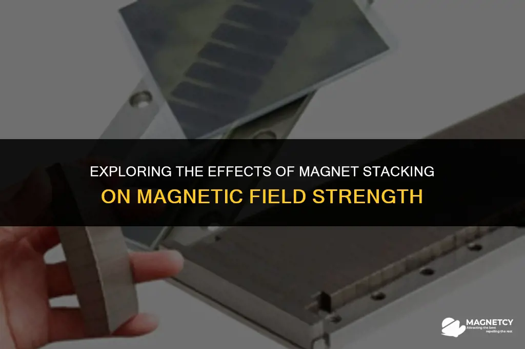 does stacking magnets increase magnetic field