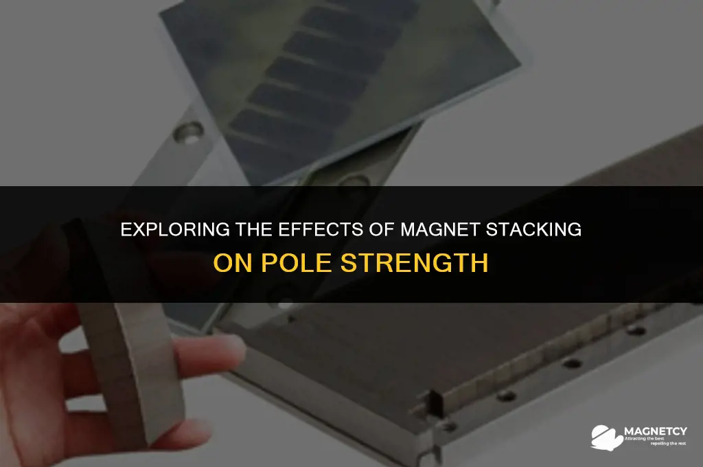 does stacking magnets make the magnetic poles stronger