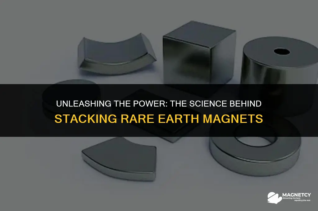 does stacking rare earth magnets make them stronger
