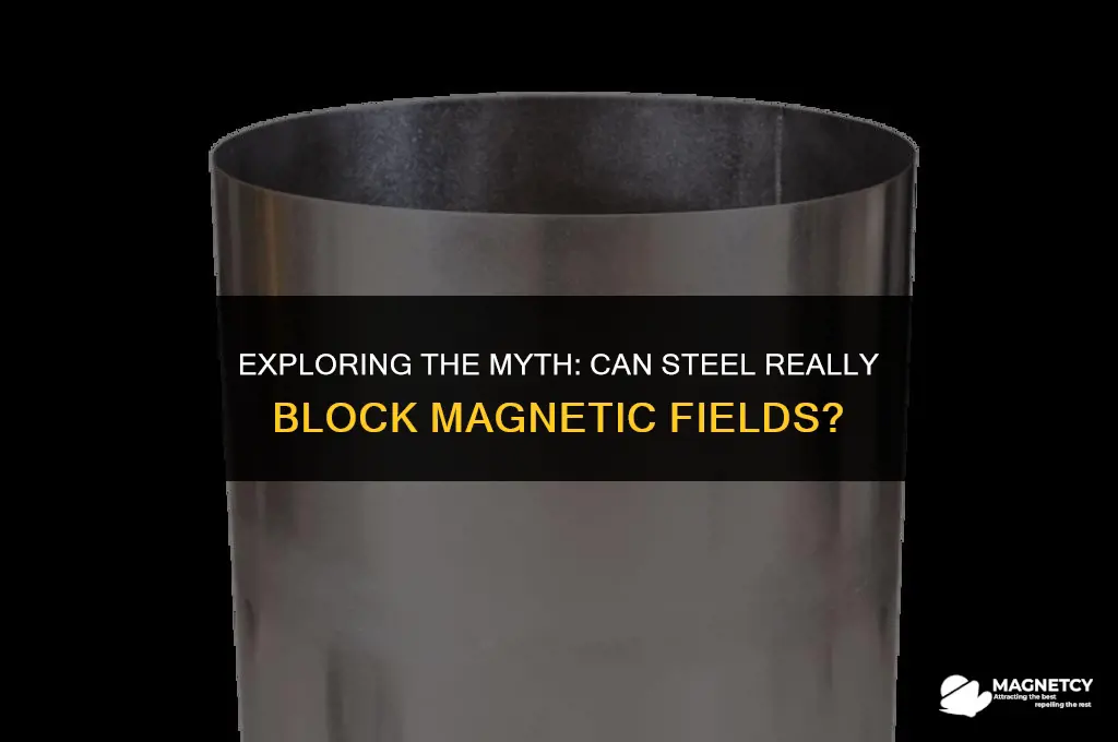 does steel block magnetic fields