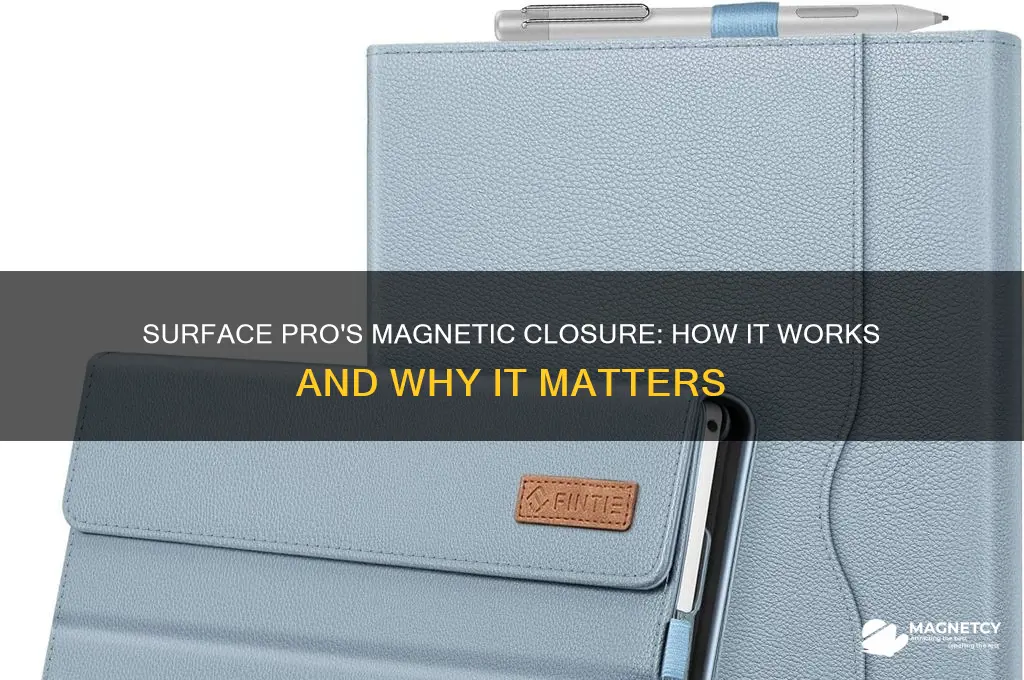 does surface pro use magnets to close