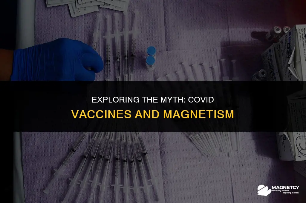 does the covid vaccine make magnets stick to you