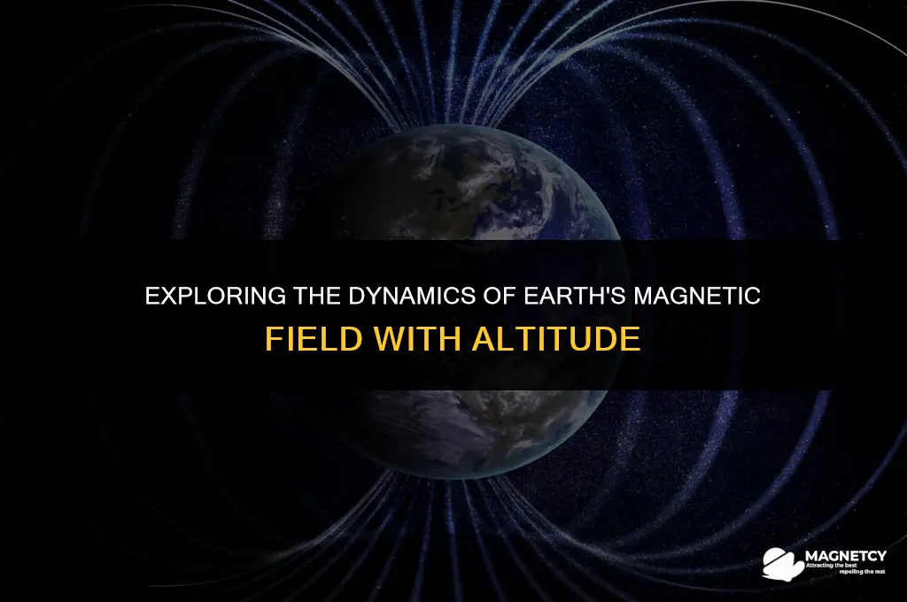 does the earth magnetic field change with height
