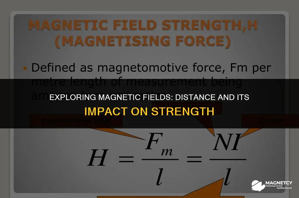 does the magnet field change as you move away