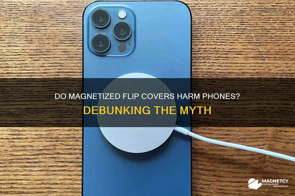 does the magnet used in flip covers affect phones