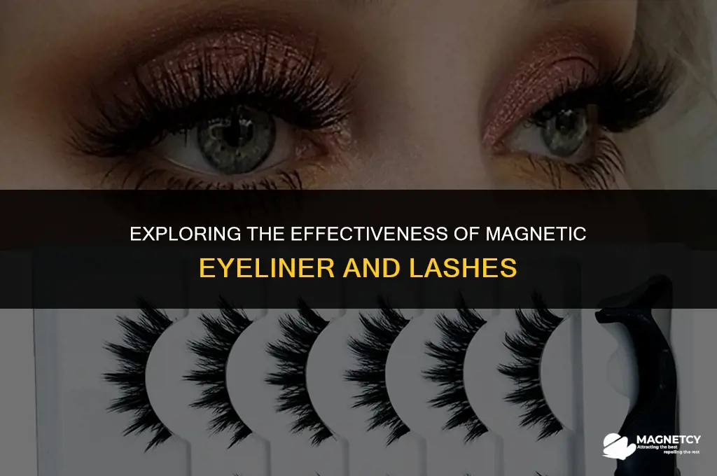 does the magnetic eyeliner and lashes work