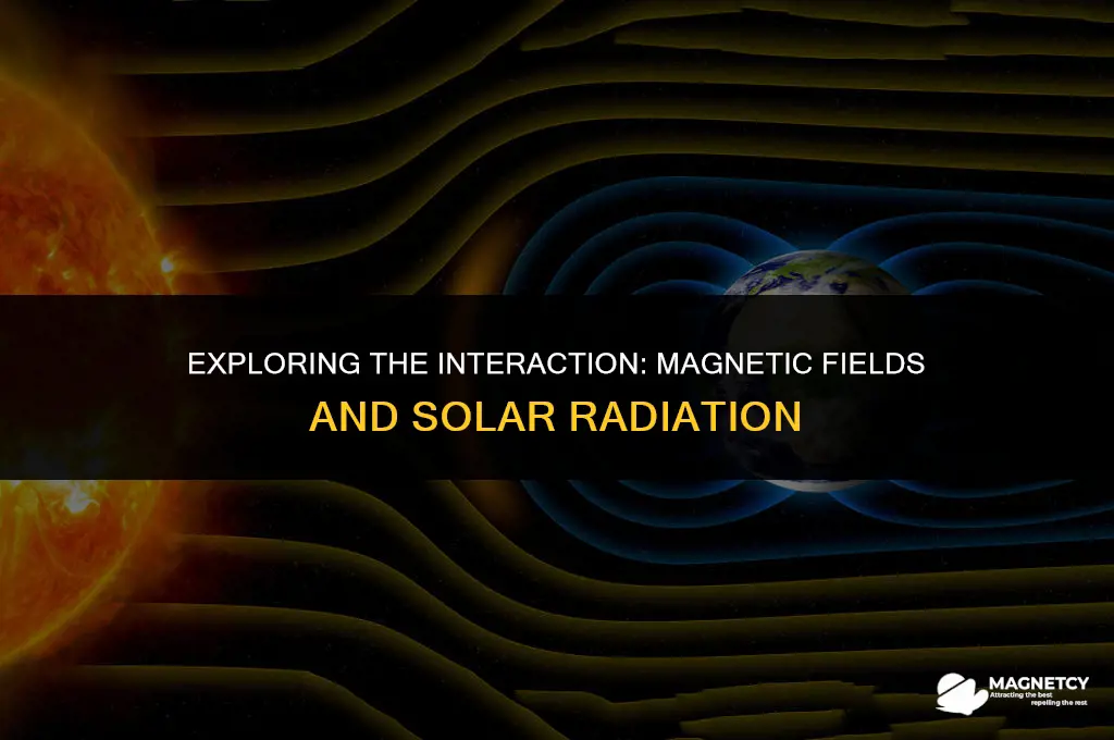 does the magnetic field diverge solar radiation