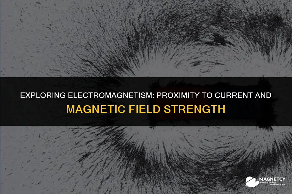 does the magnetic field get stronger closer to a current