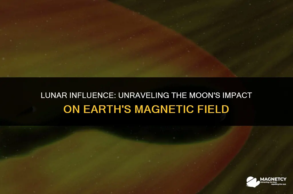 does the moon affect earth magnetic field