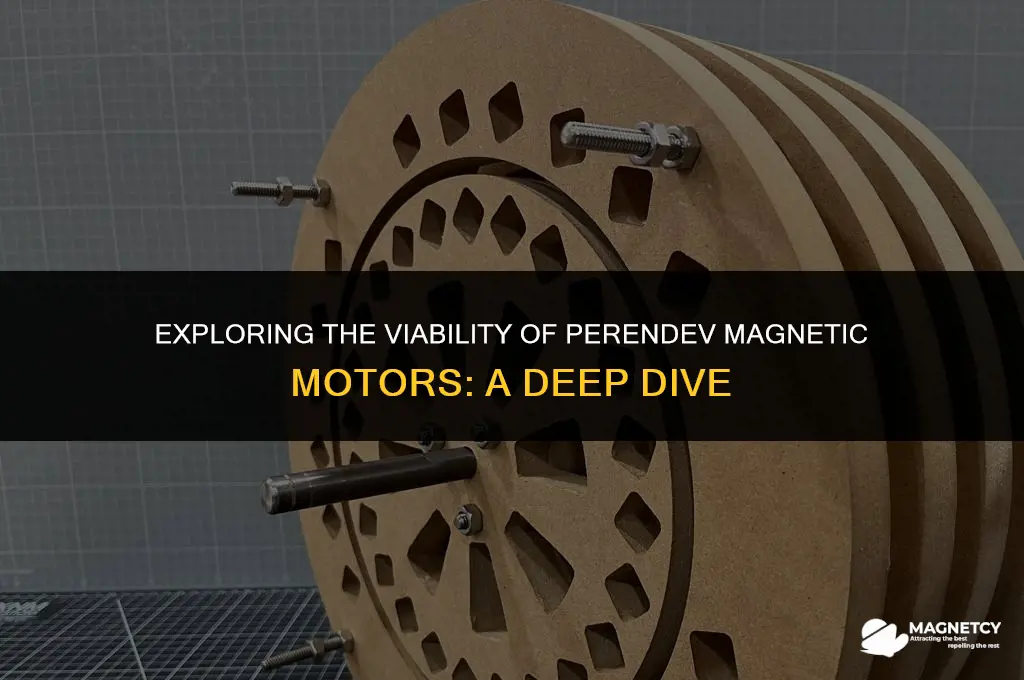 does the perendev magnetic motor work