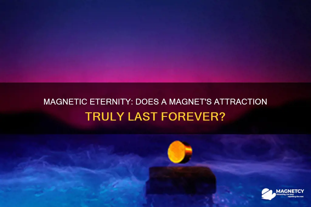 does the power of attraction of a magnet last forever