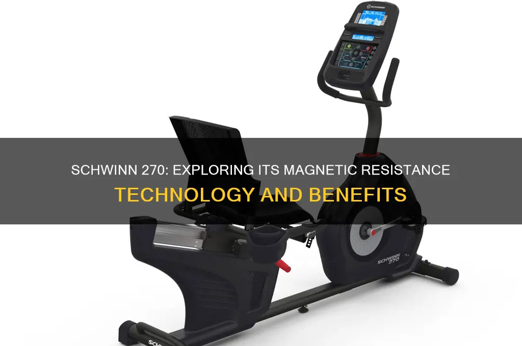 does the schwinn 270 use magnetic resistance