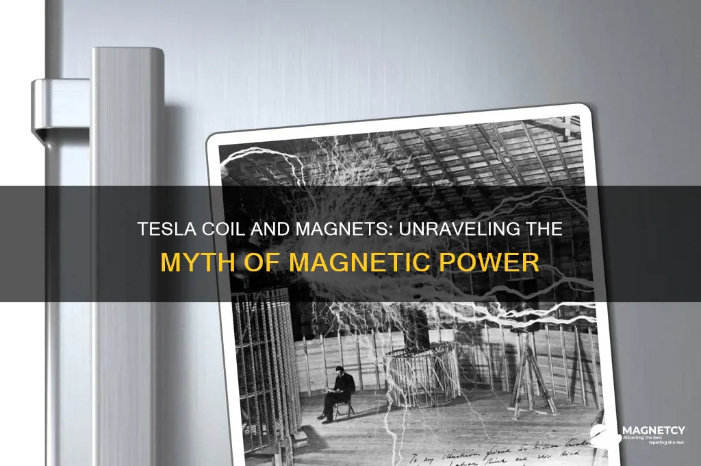 does the tesla coil use magnets