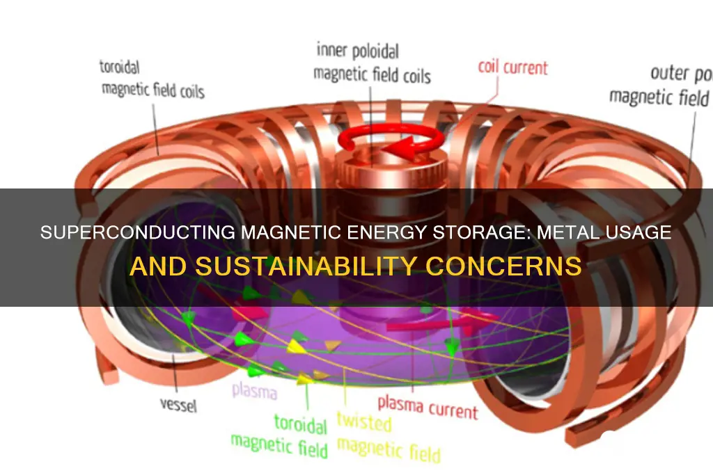 does uperconducting magnetic energy storage used a lot of metals
