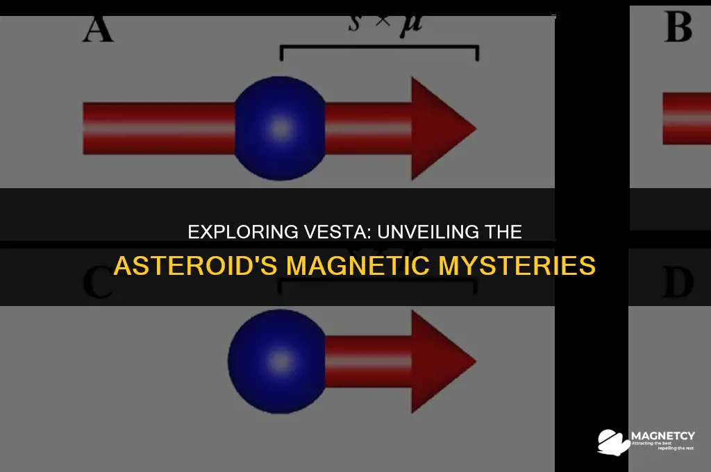 does vesta have a magnetic field
