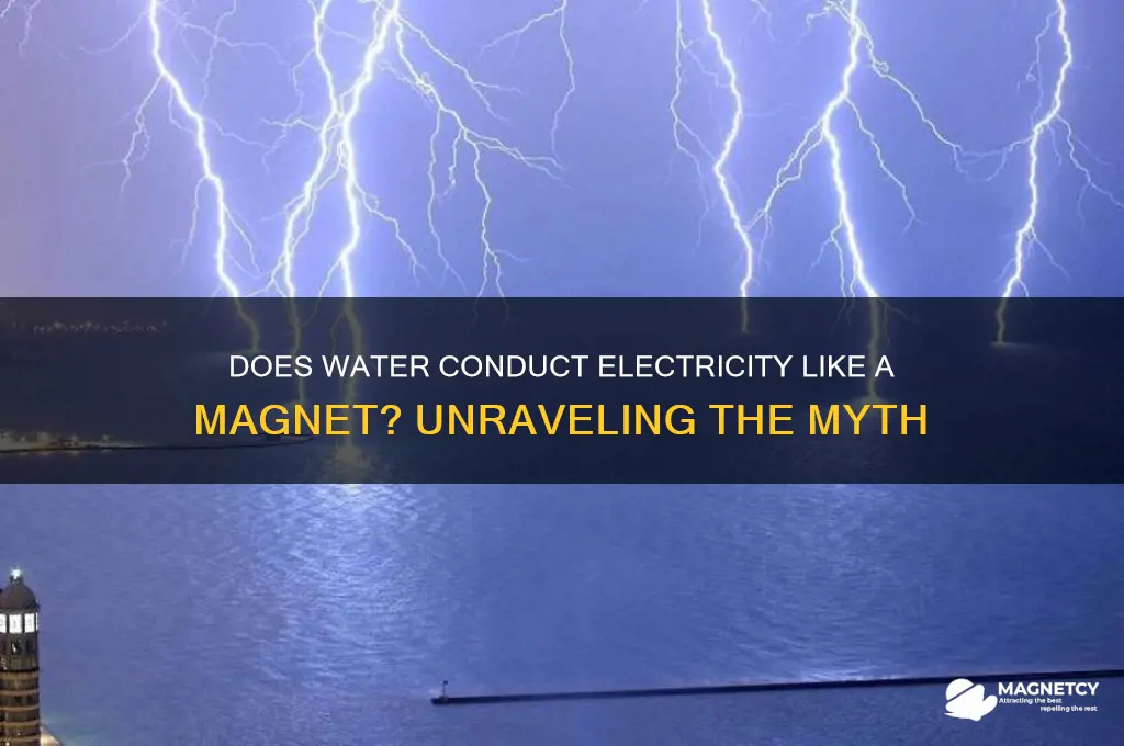 does water attract electricity like a magnet