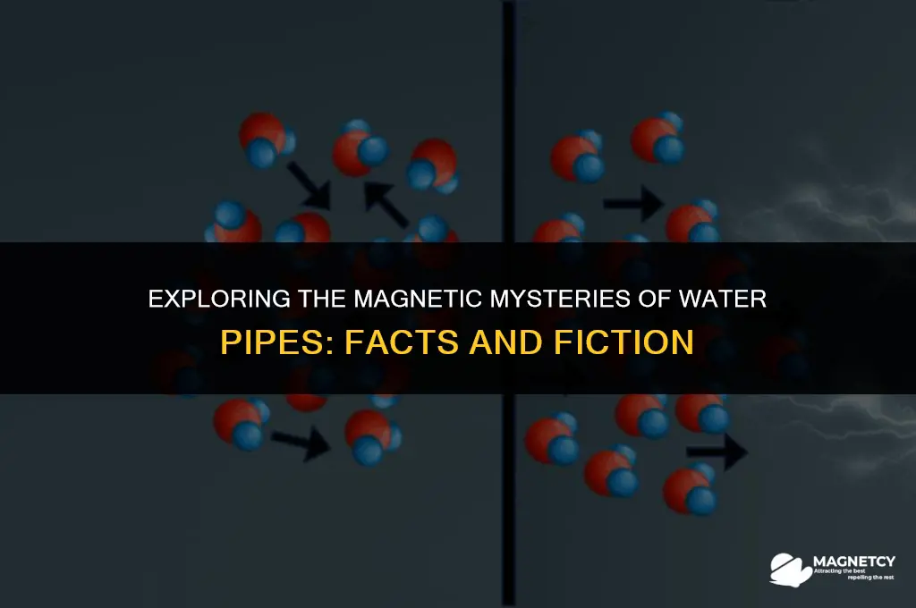 does water pipe give off a magnetic field