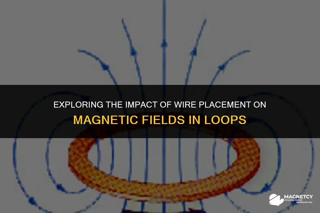 does wire next to loop change magnetic field
