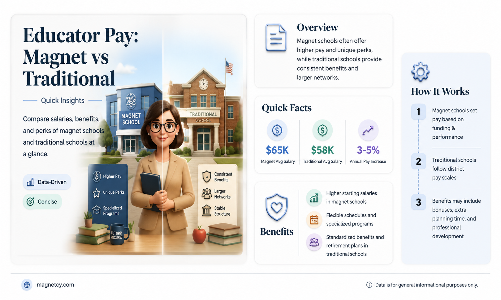 are teachers paid better in magnet schools