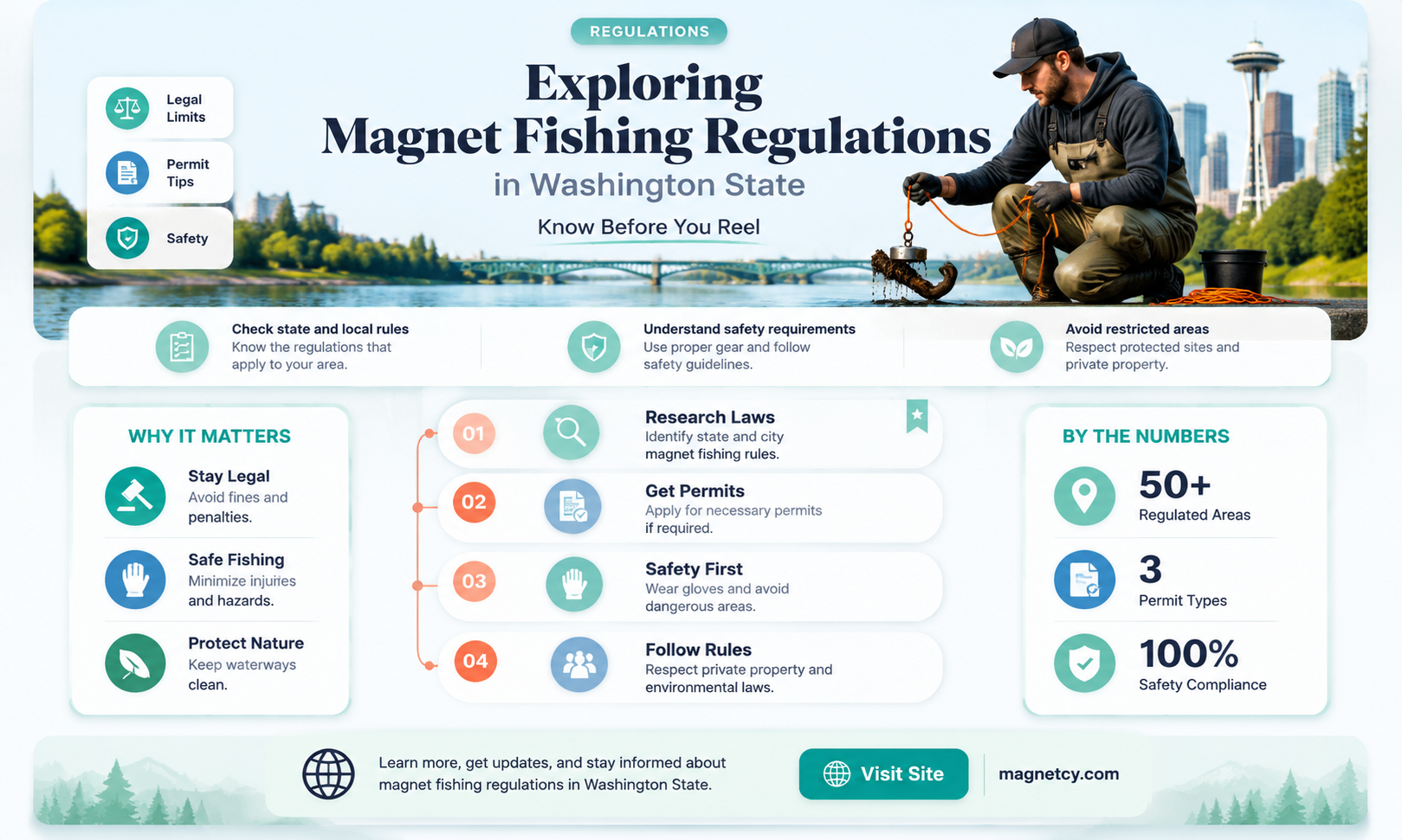 are there laws for magnet fishing in wa st