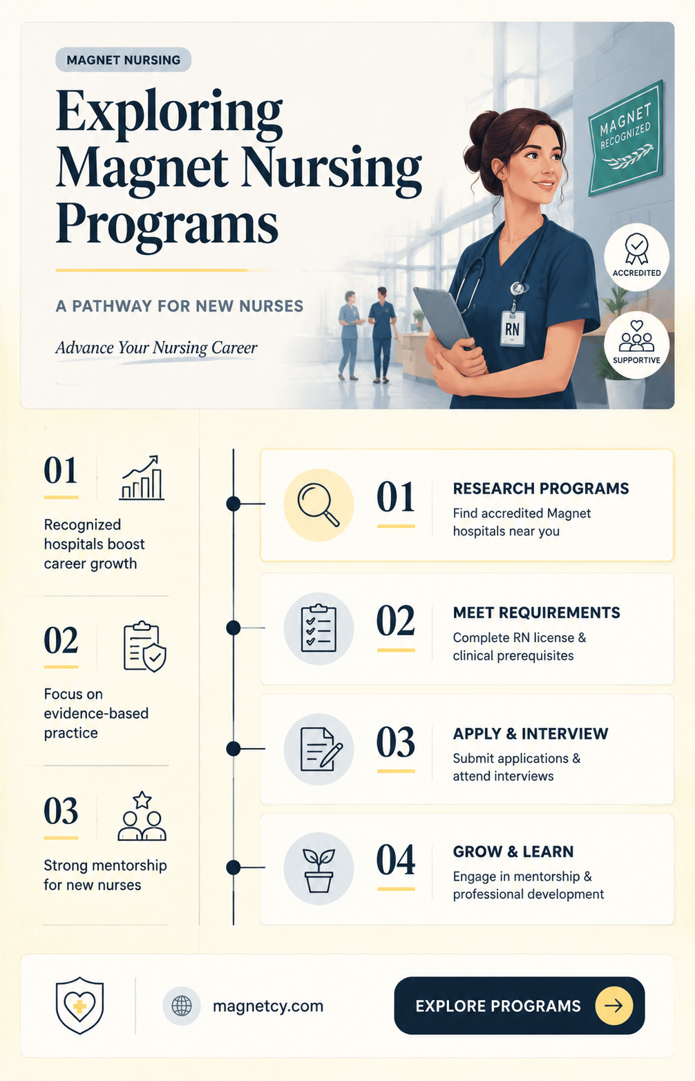 are magnet nursing programs good for new nurses