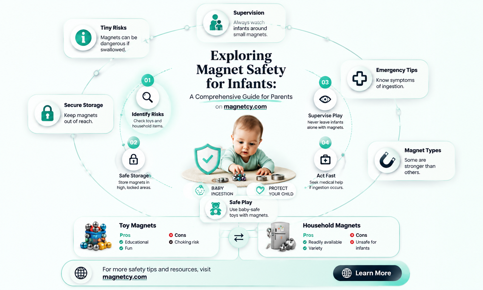 are there any magnets safe for babies