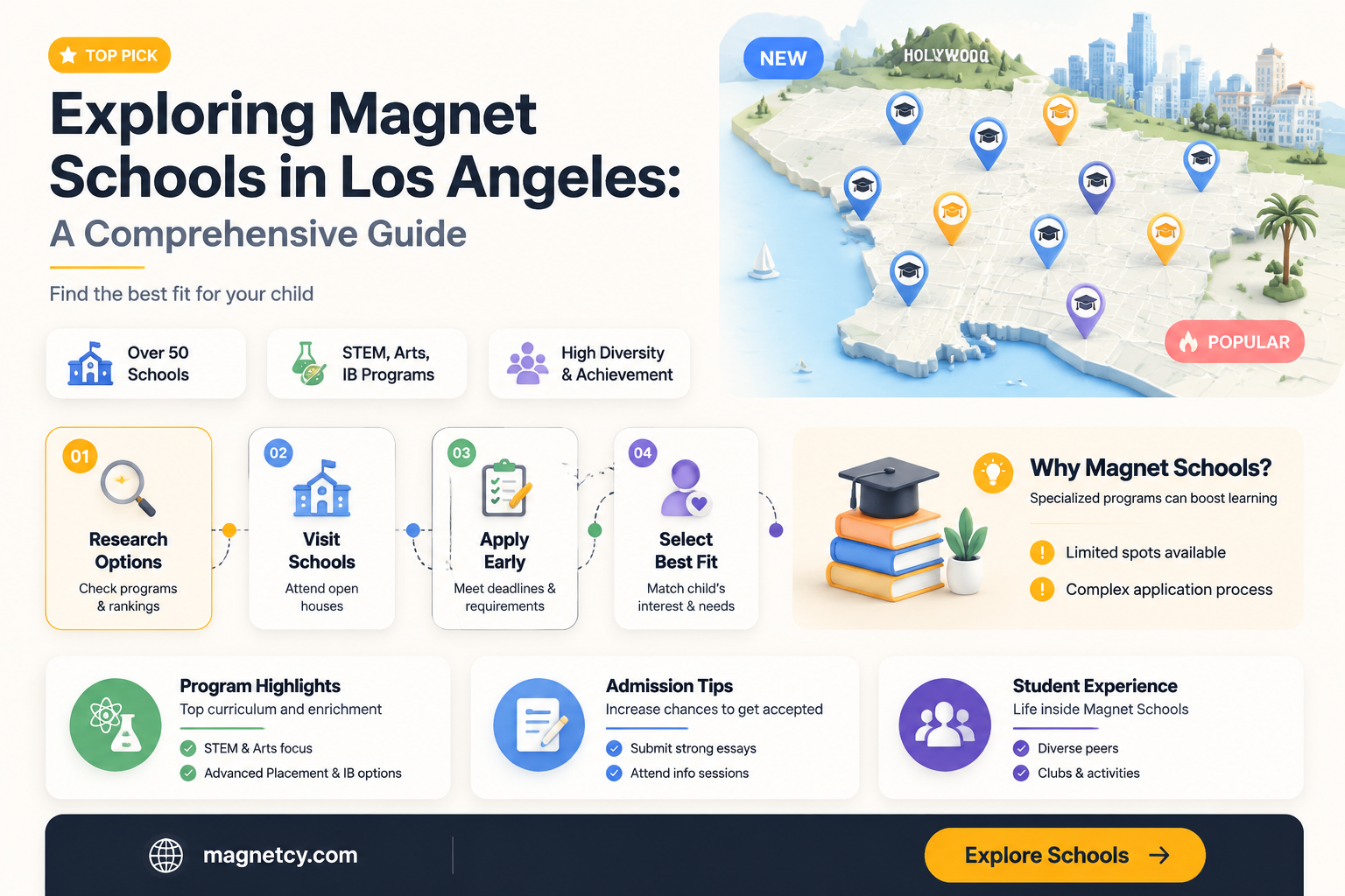 are their magnet schools in los angeles