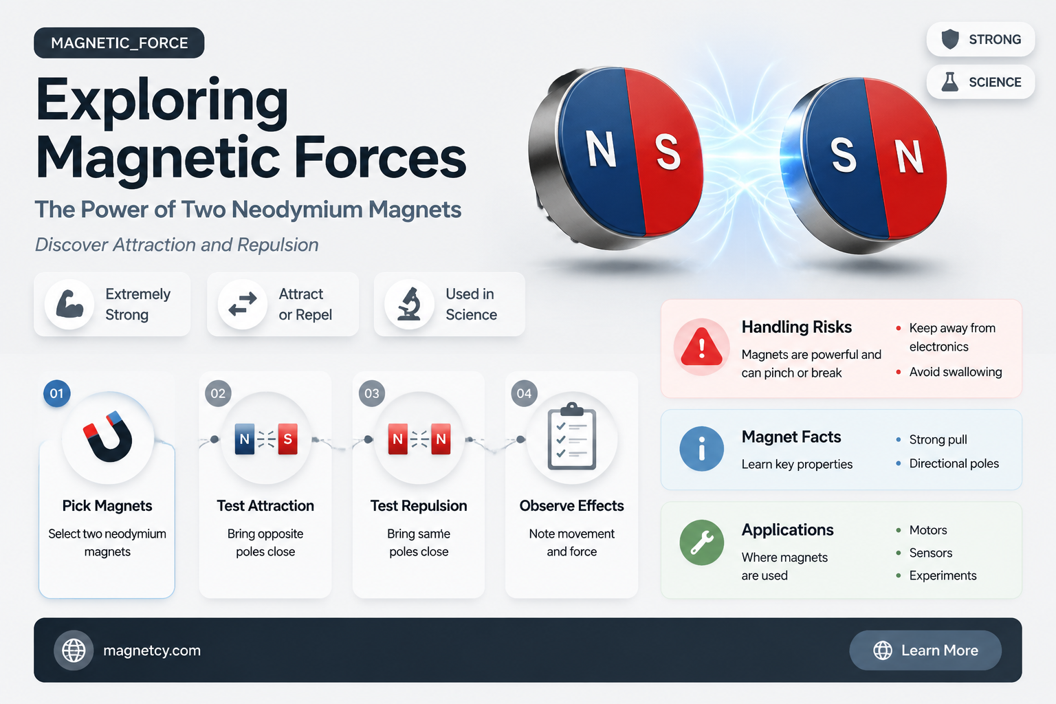 are two neodymium magnets stronger than one