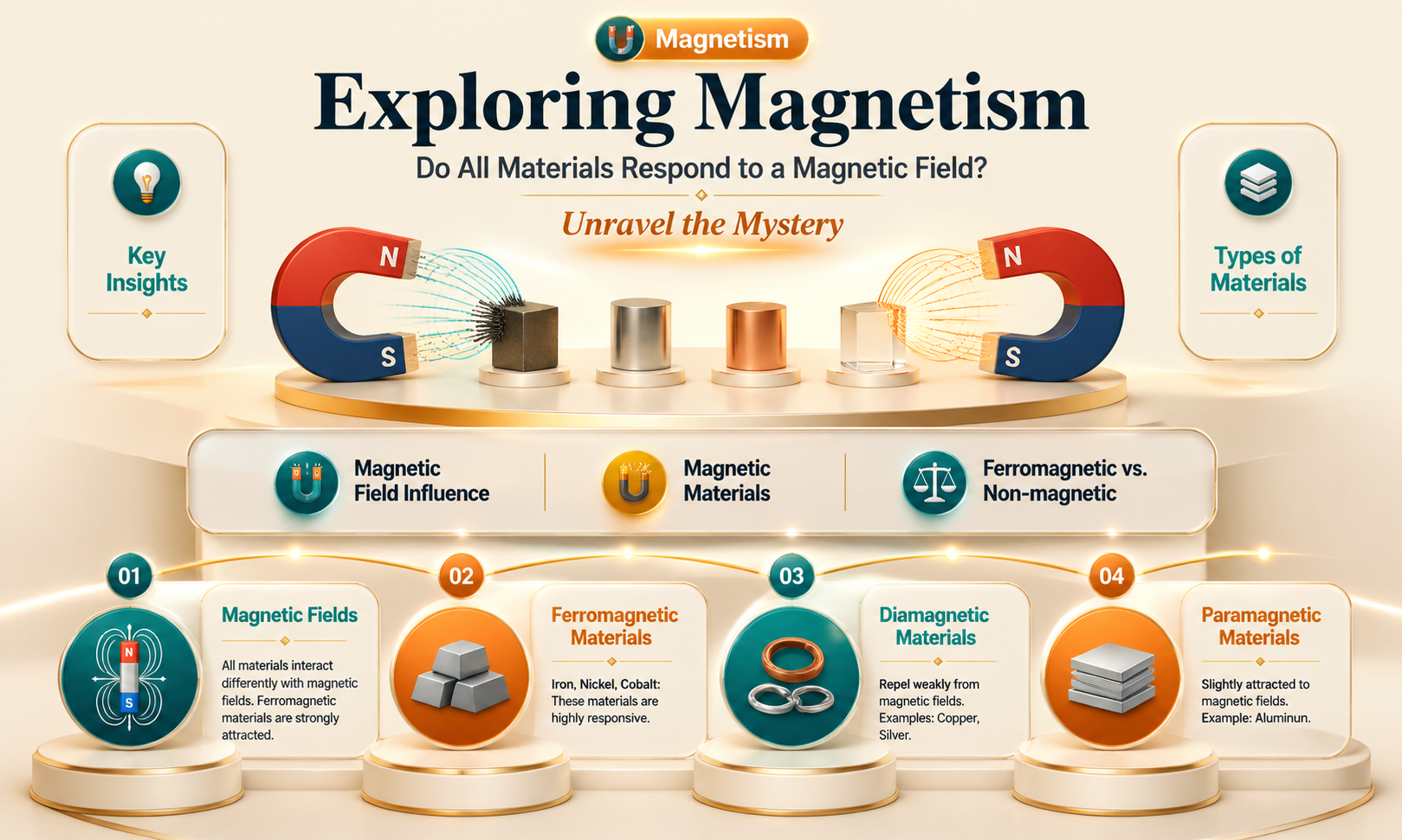 are all materials affected by a magnetic field