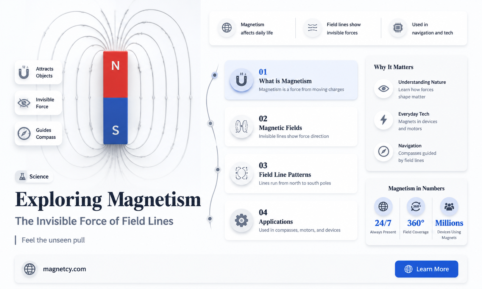 are there field lines in a magnet