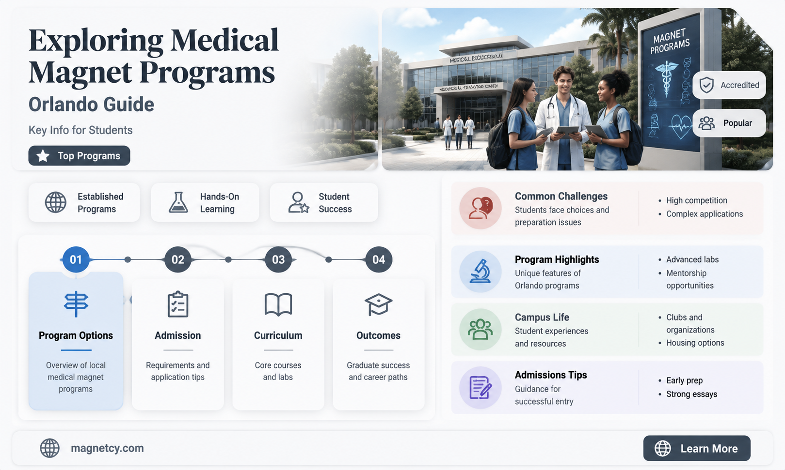 are there medical magnet programs in orlando