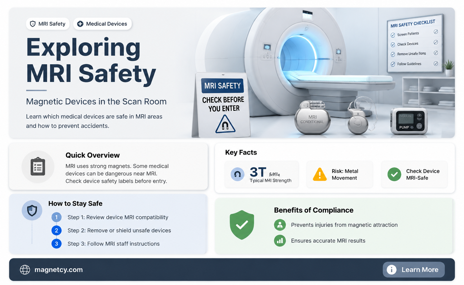 are mri safe medical equipment allowed in magnet room