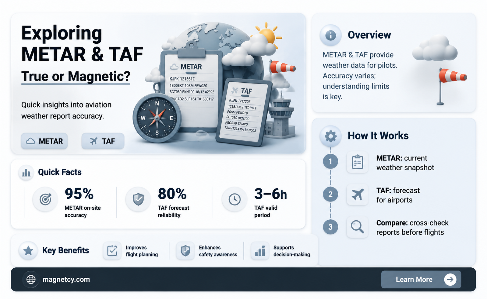 are metar and taf true or magnetic