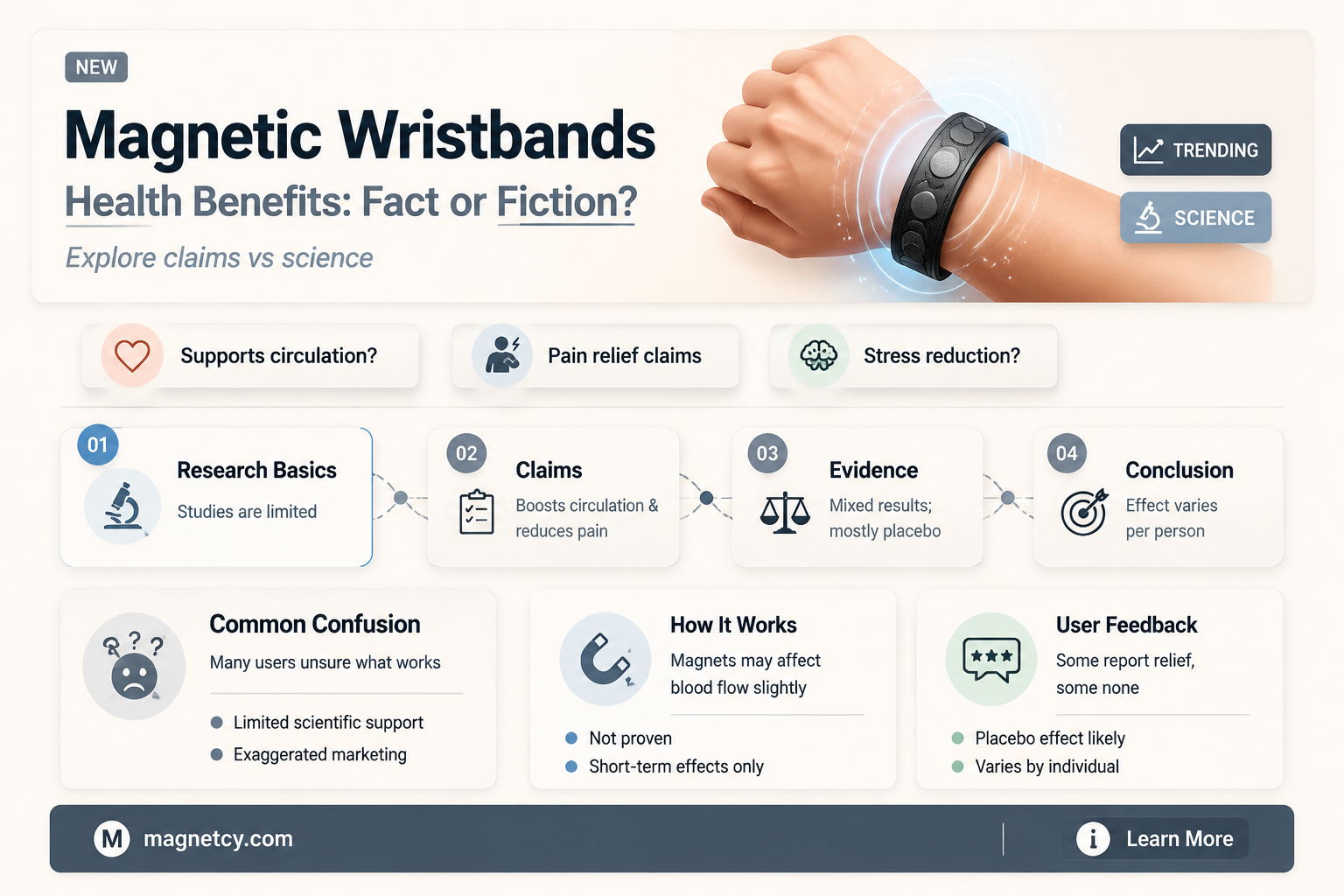 are magnetic wrist bands good for you