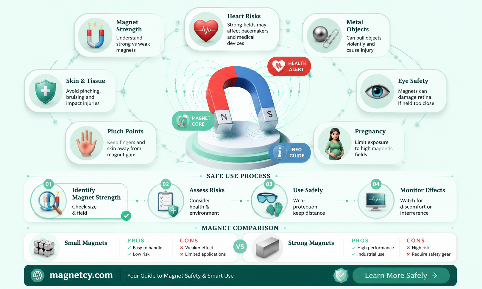 are strong magnets dangerous for your health