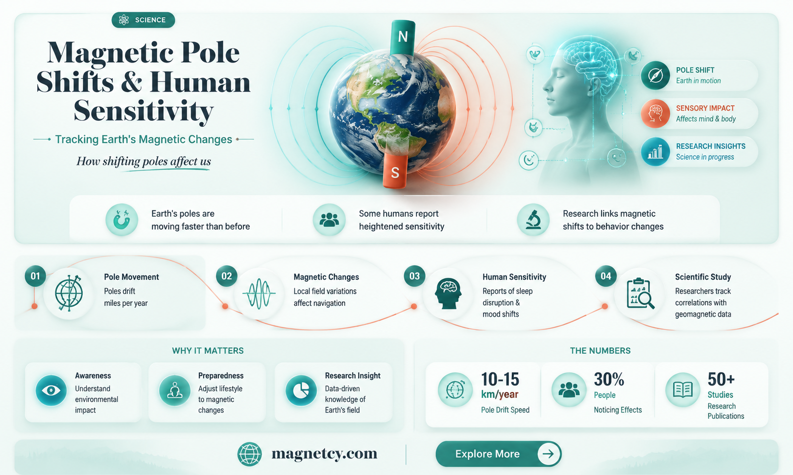 are some people sensitive to the shifting magnetic poles
