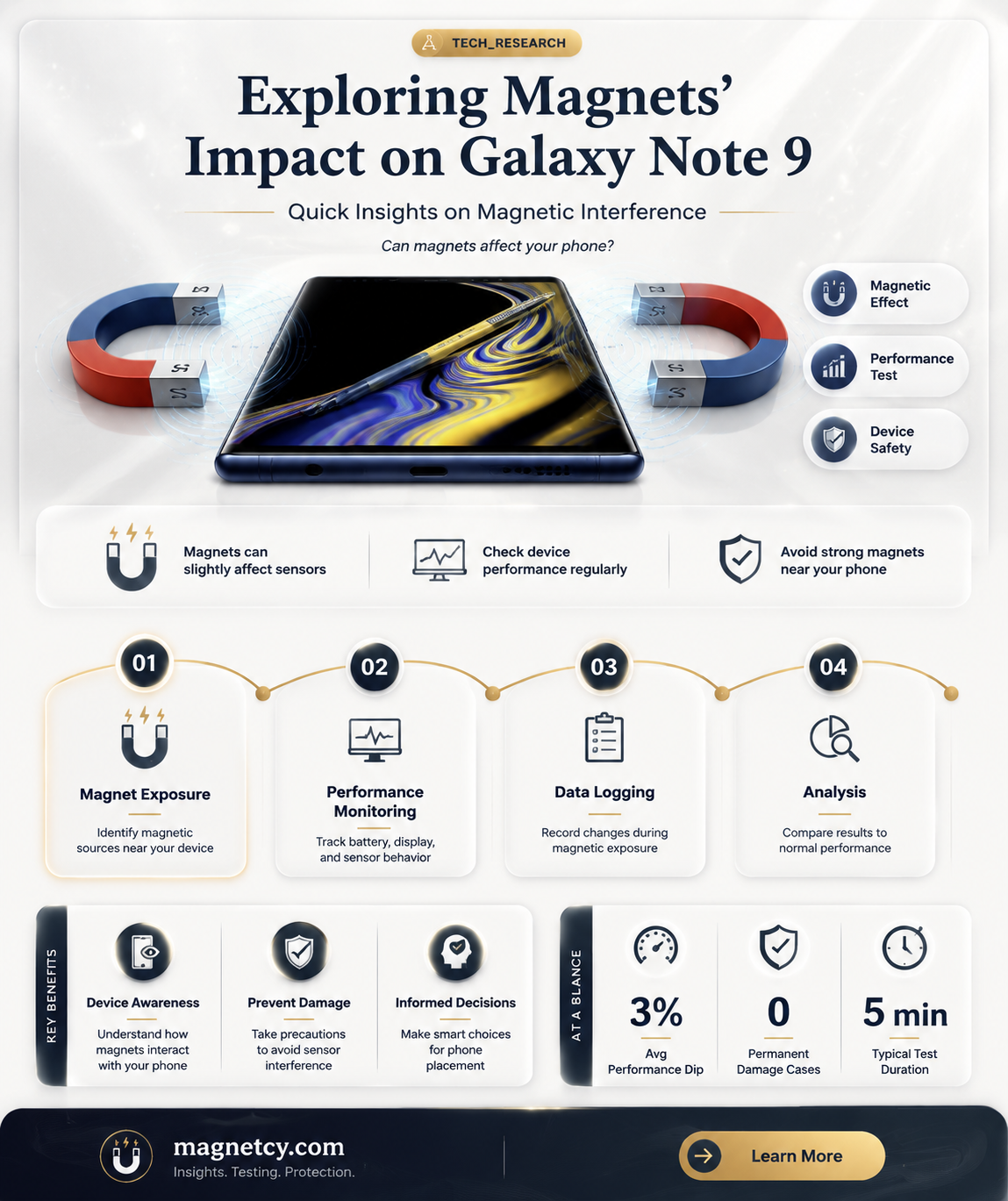 are magnets bad for galaxy note 9