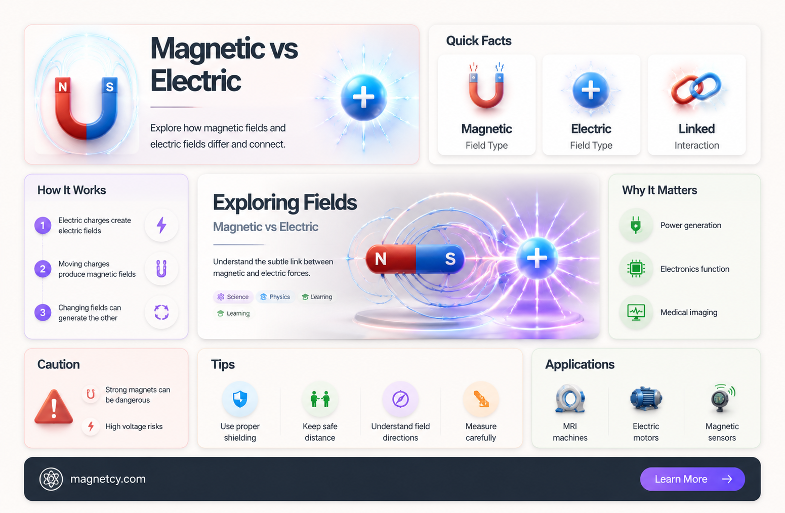 are magnetic fields electric fields