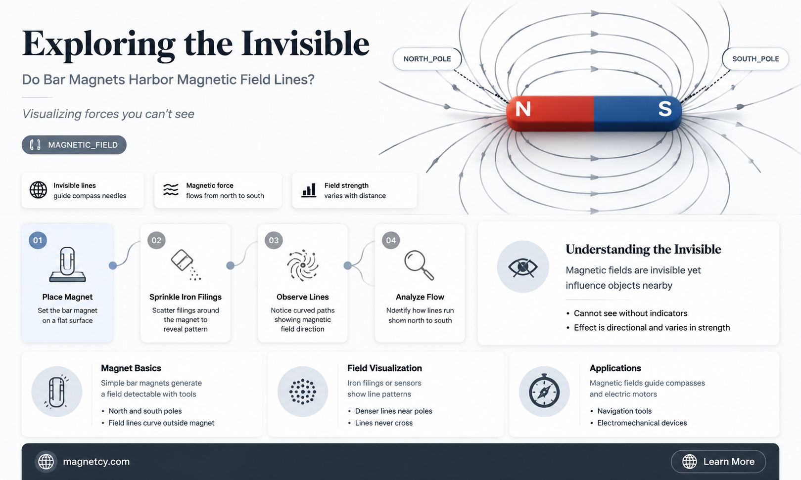 are there magnetic field lines inside a bar magnet
