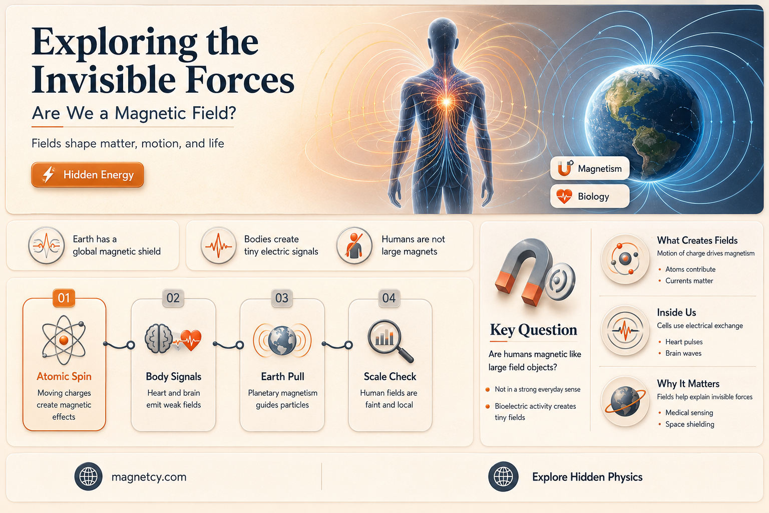 are we a magnetic field