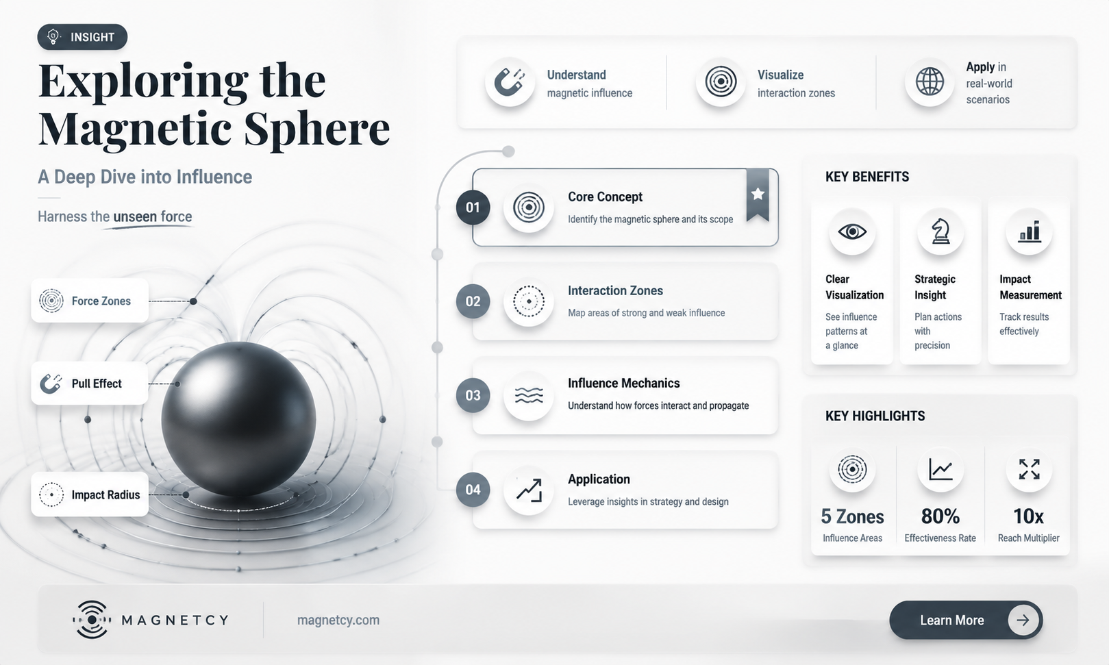 are sphere of influence with magnetic feils
