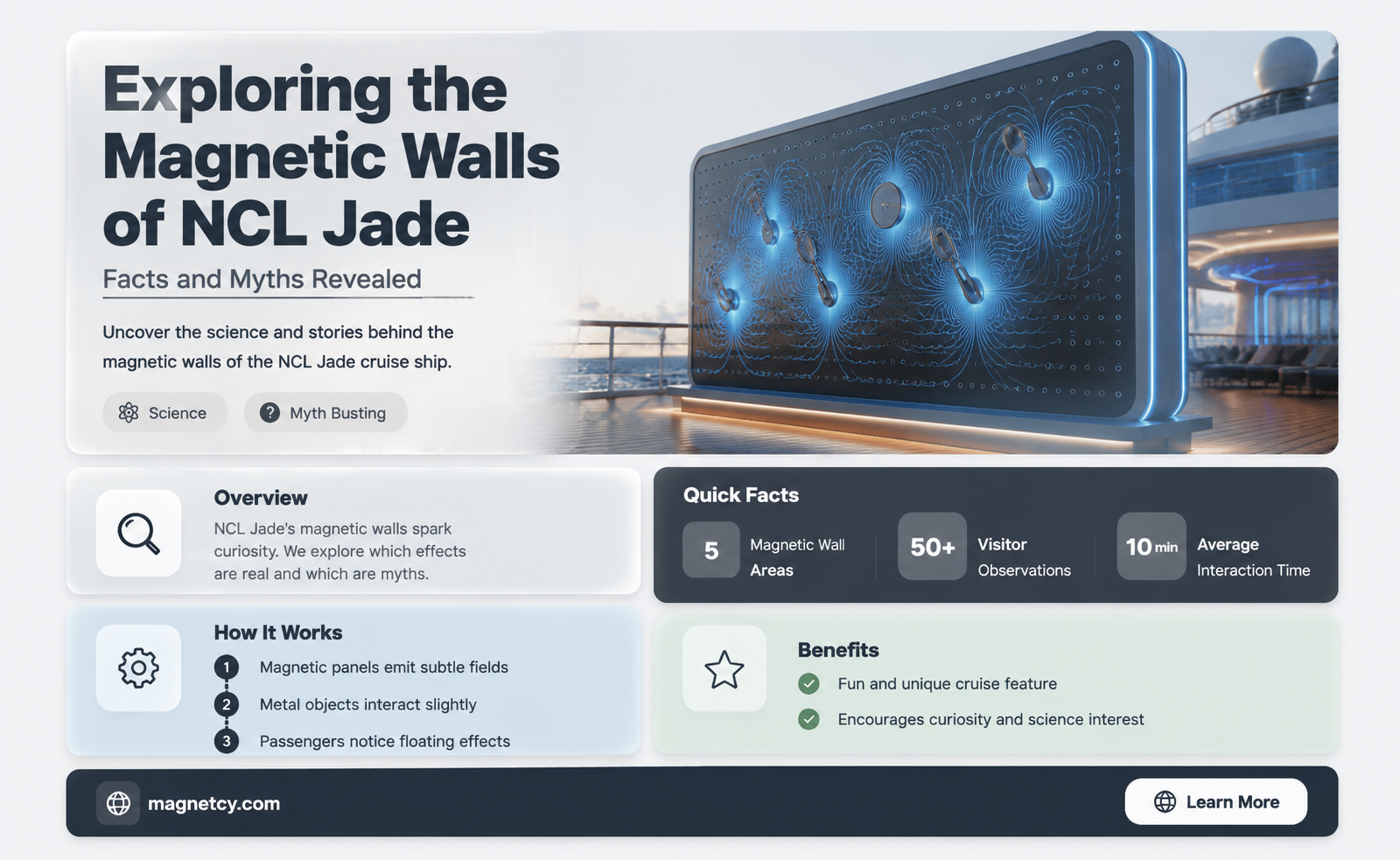 are the walls of ncl jade magnetic