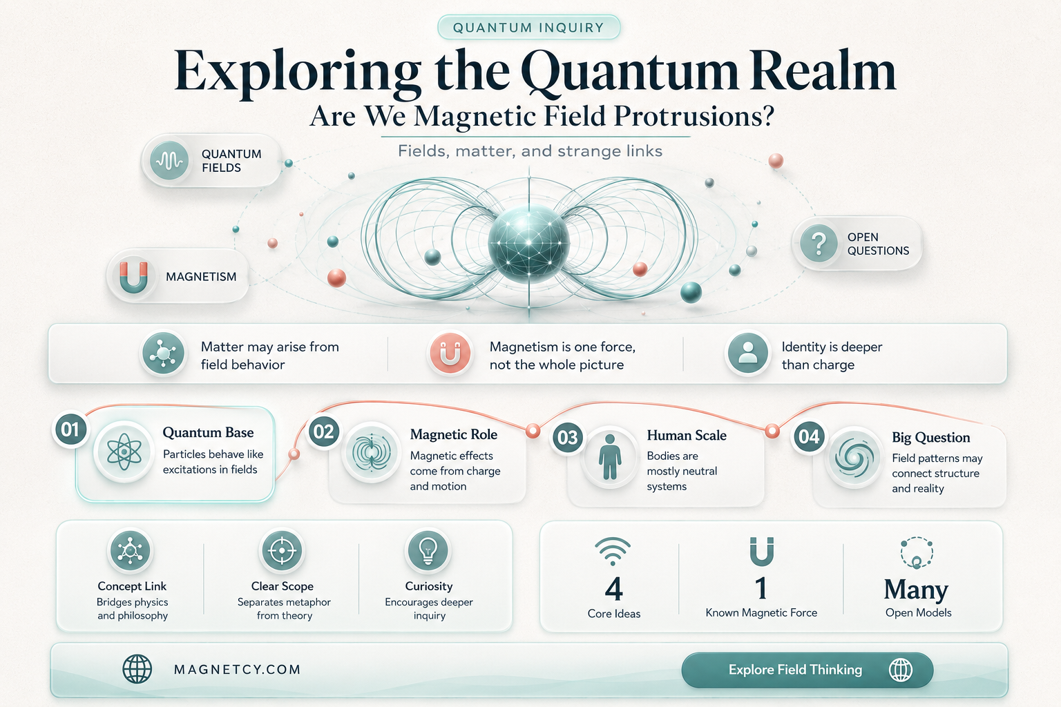 are we just protrusions of a magnetic field