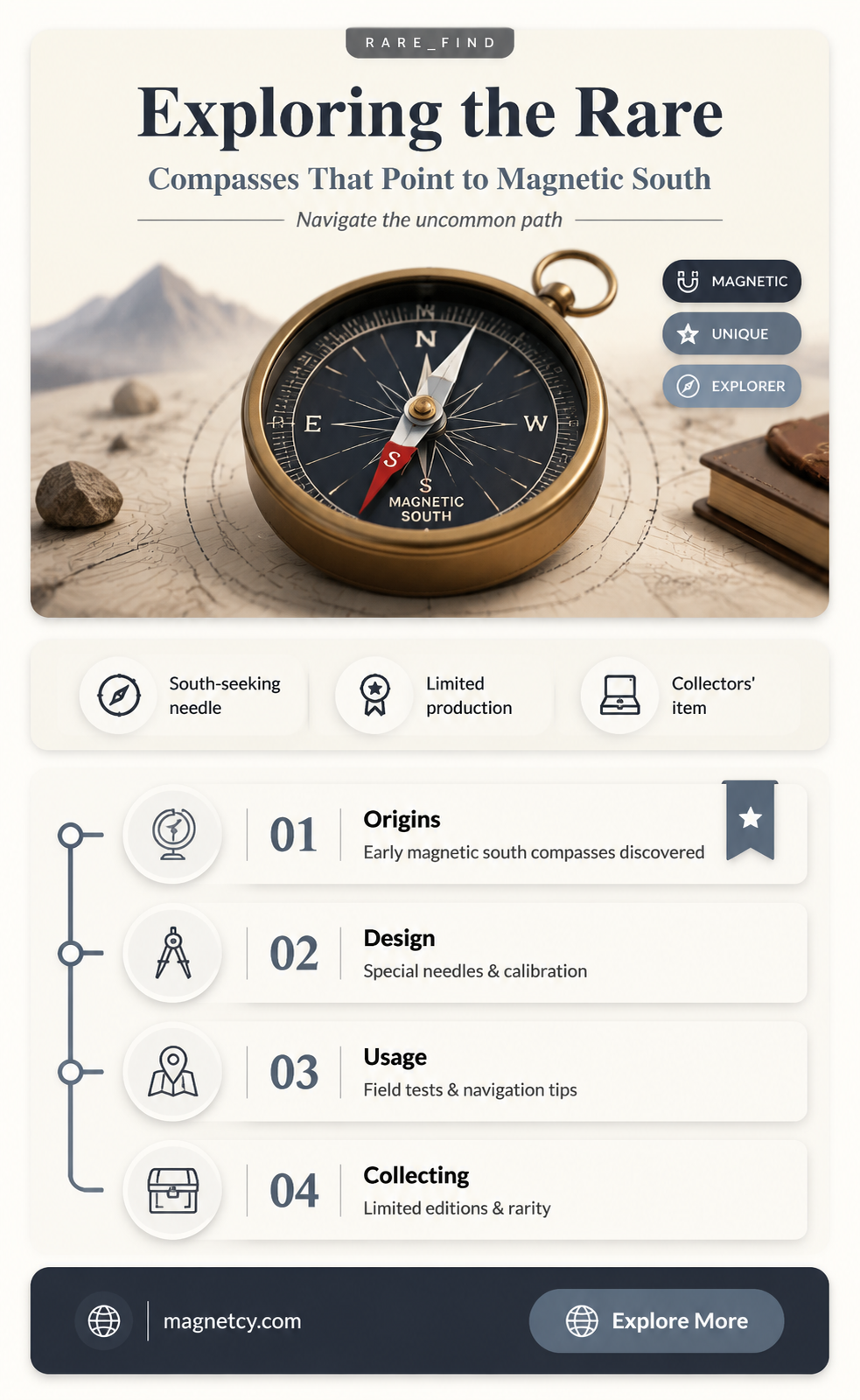 are there compasses that point to magnetic south