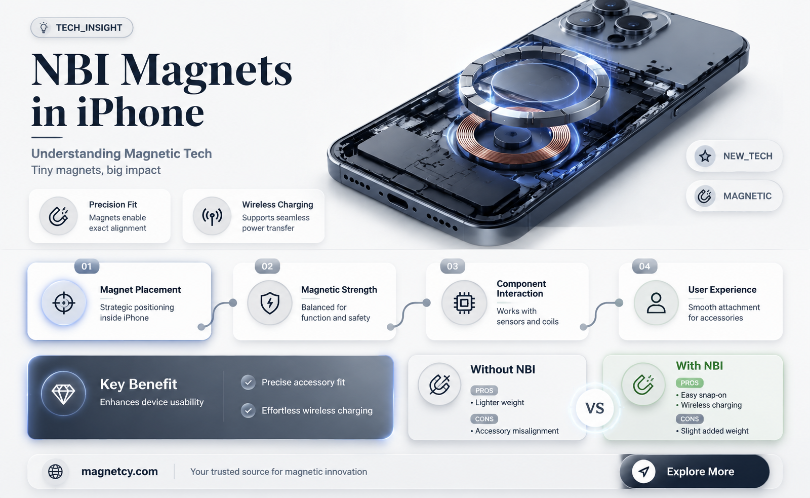 are nbi magnets ued to make iphones