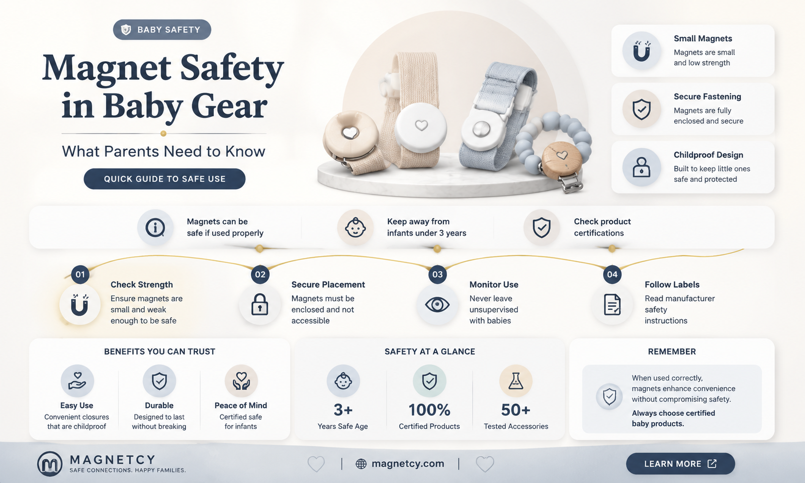 are magnets safe for babies to wear