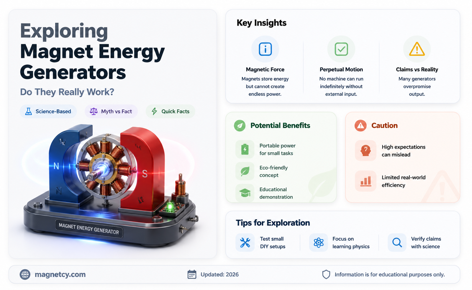 are magnet energy generators work
