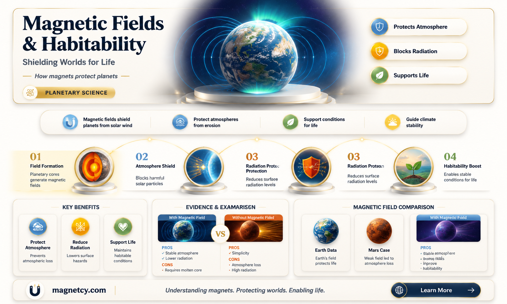 are magnetic fields needed for planets to sustain life
